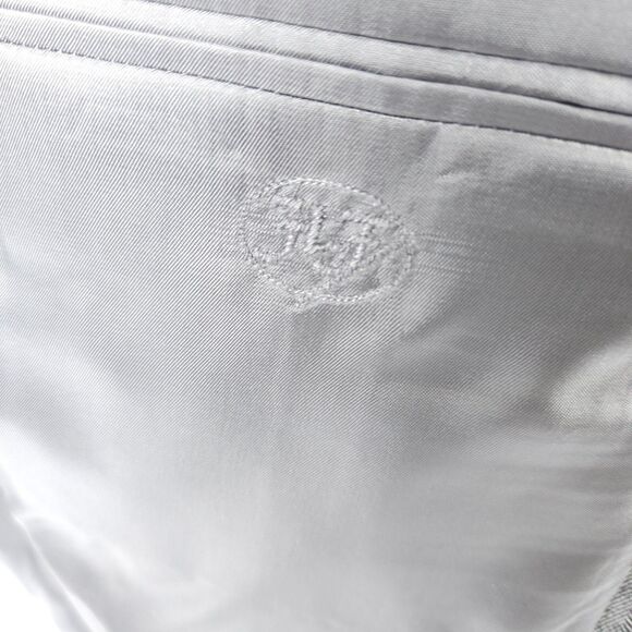 Hickey Freeman Mens 44L Gray Single Vent 2-Button Sports Coat Blazer Jacket - Picture 5 of 10